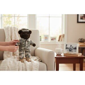 Military Bear Forces Of America Plush Bear In Digital Camo Uniform & Boots 8" x‎